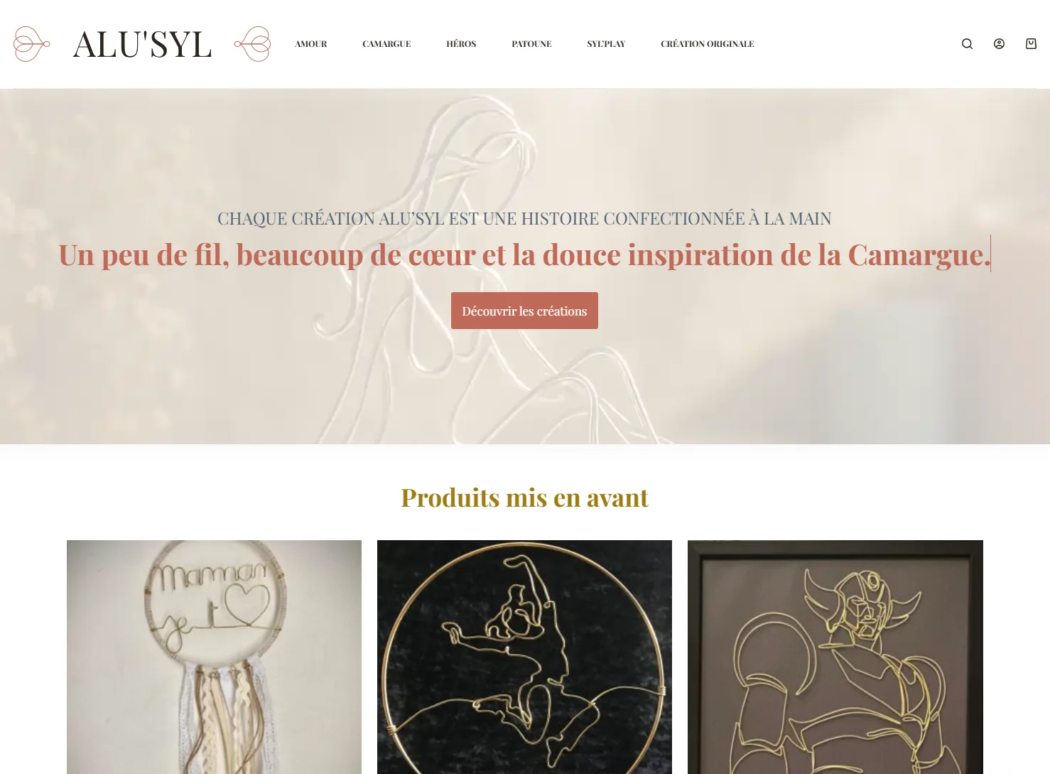 Aperçu du site Alu'Syl